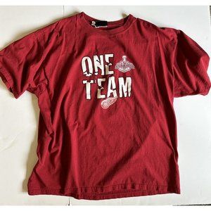 2007 Detroit Red Wings Stanley Cup Playoffs Short Sleeve T-Shirt 2XL NHL